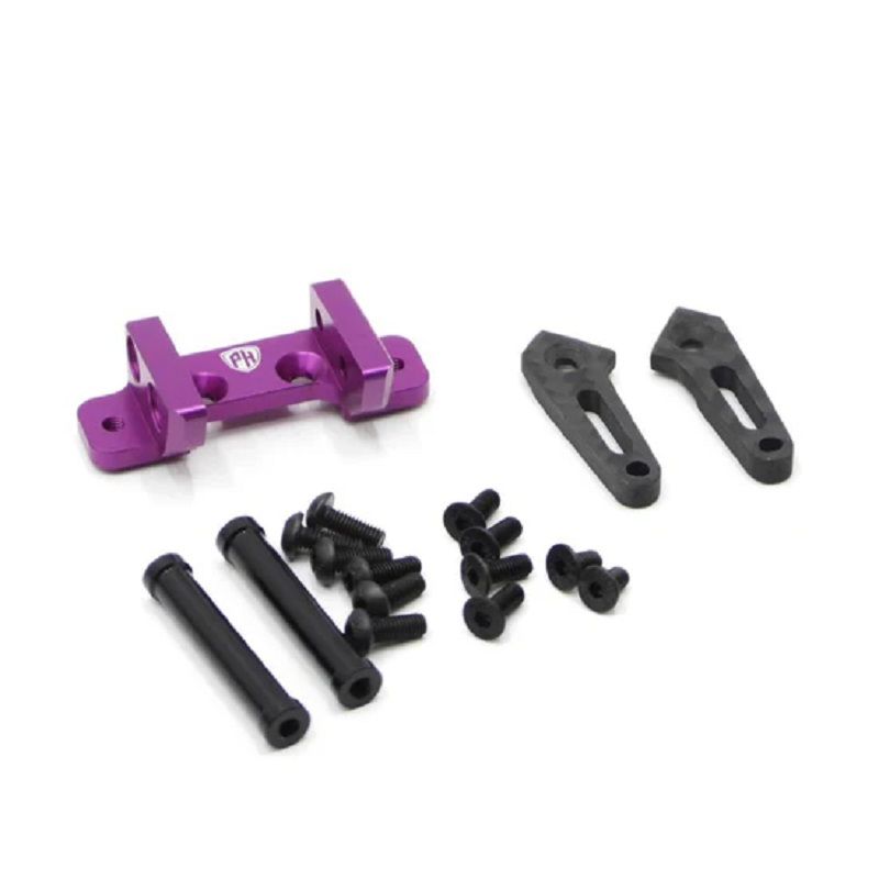 PHB6853PURPLE Aluminum Adjustable Front Connect Mount, Purple, for MST RMX 2.5