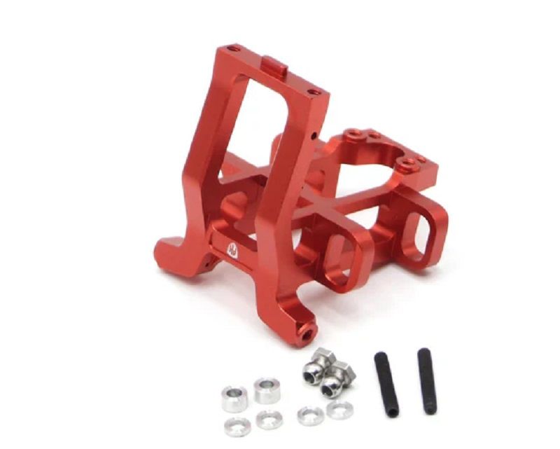 PHB6855RED Aluminum Integrated Front Bulkhead Mount, Red, for MST RMX 2.5