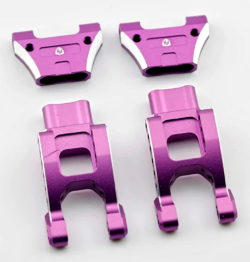 PHB7027PURPLE MB Aluminum Adjustable Rear Lower Arms, Purple, for MST RMX 2.5 / 2.0