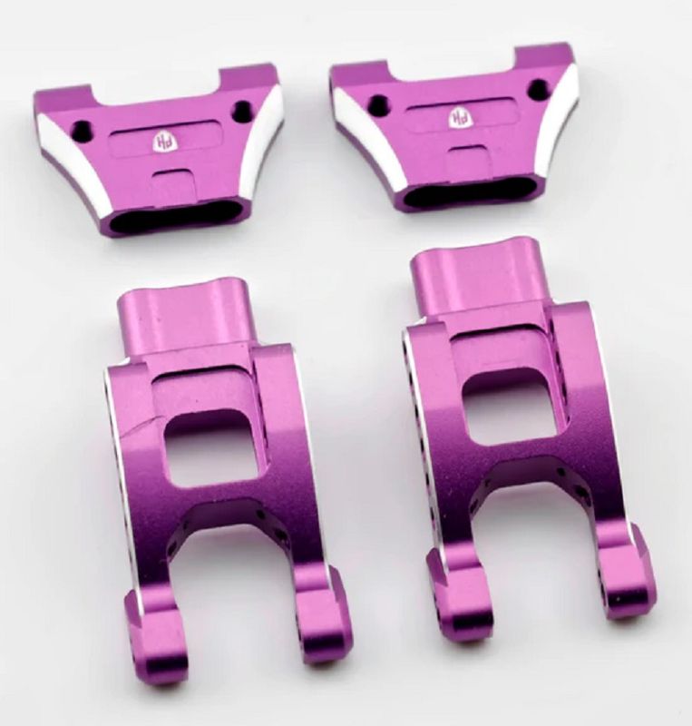 PHB7027PURPLE MB Aluminum Adjustable Rear Lower Arms, Purple, for MST RMX 2.5 / 2.0
