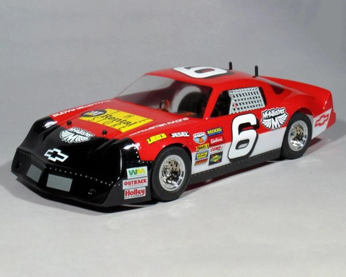 MCA266 McAllister Racing Mini 70s Chevy Camaro Late Model Dirt Oval Body (Clear)