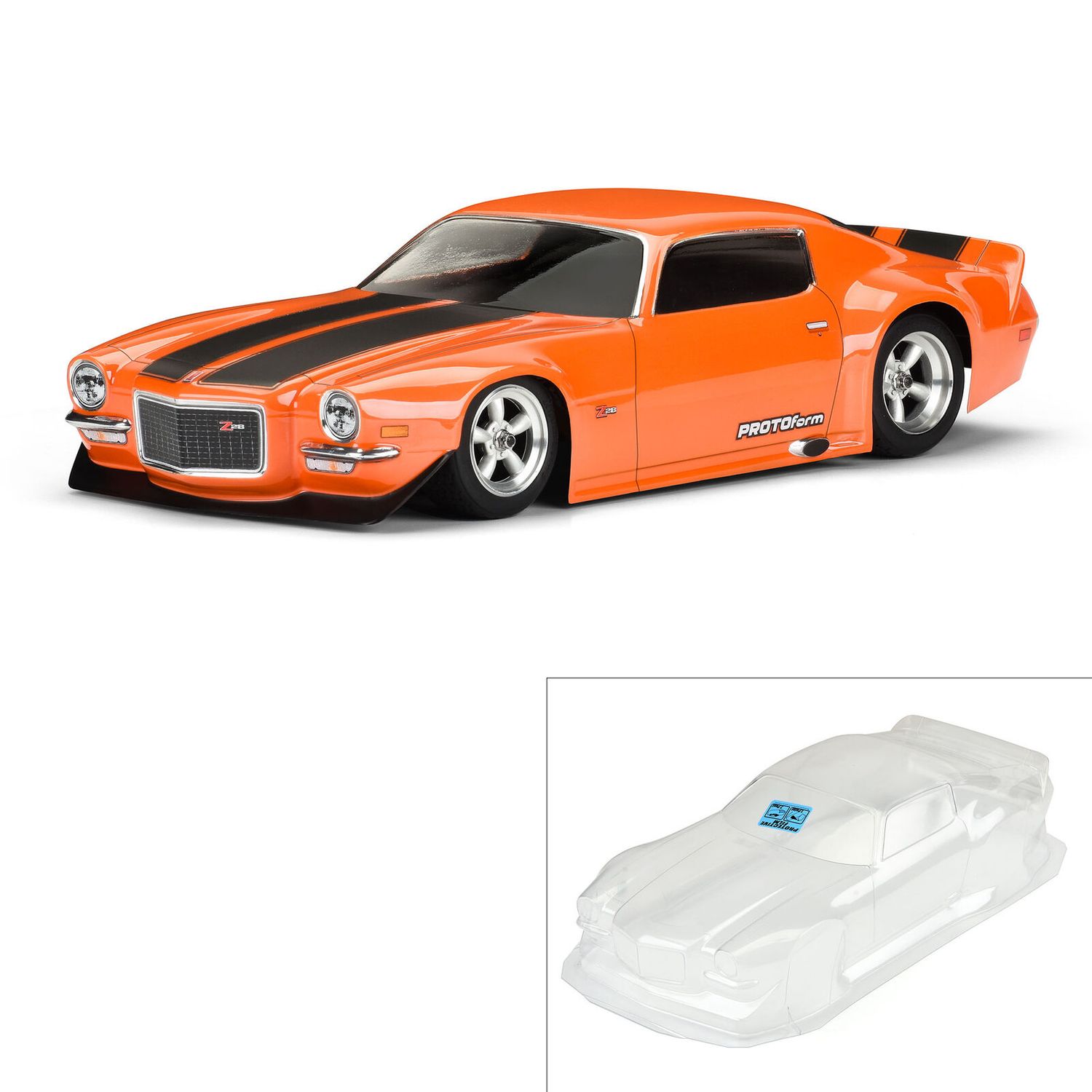 PRM155240 1/10 1971 Chevrolet Camaro Z28 Clear Body: Vintage Trans-Am