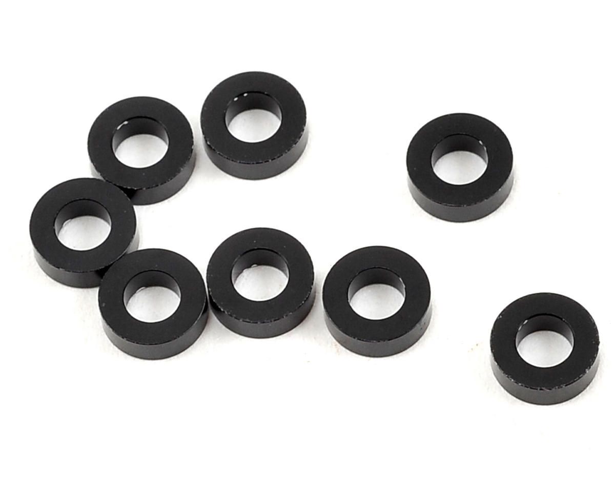YOKZC-A3620BA Yokomo 3x6x2.0mm Aluminum Shim (Black) (8)