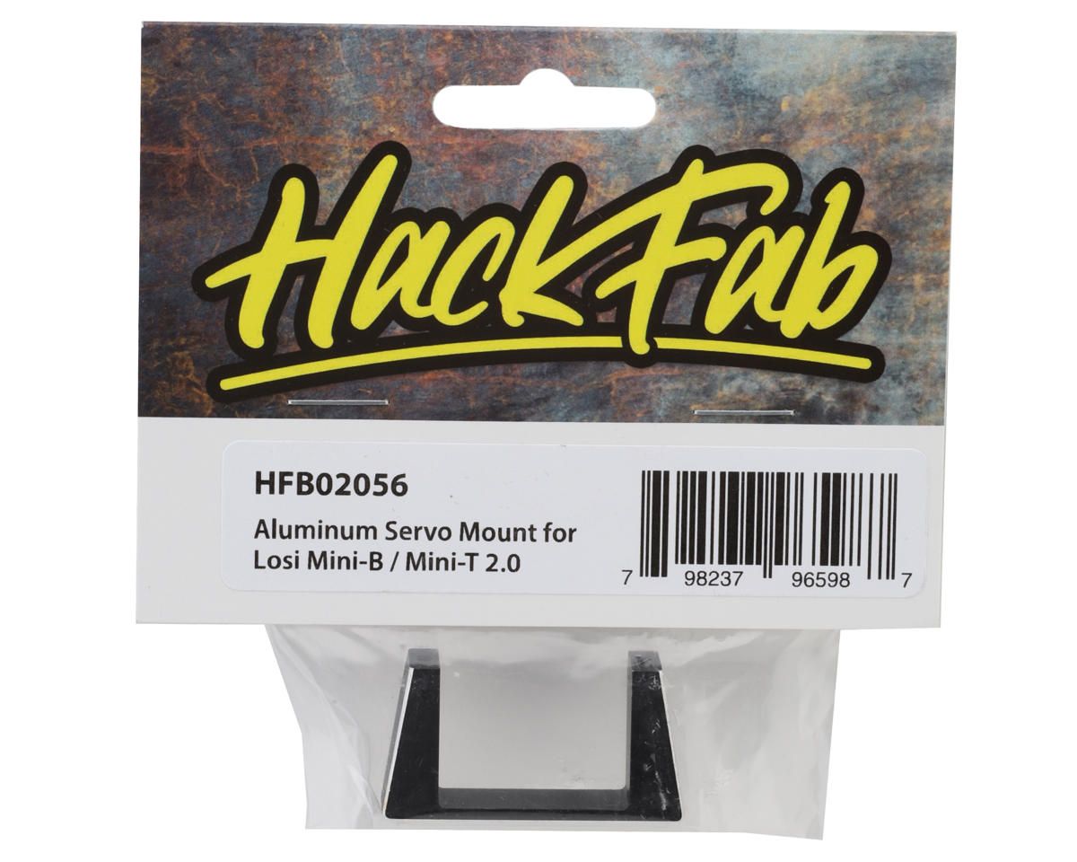 HFB02056 HackFab Losi Mini-B/Mini-T Aluminum Servo Mount (Black)