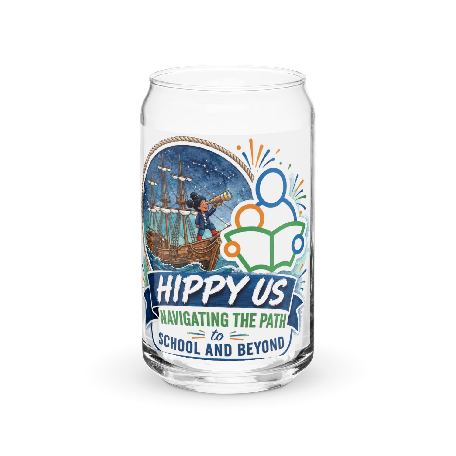Can-shaped glass