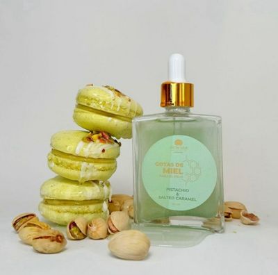 Gotas de miel pistacho & salted caramel