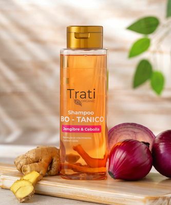 SHAMPOO BOTÁNICO CEBOLLA Y JENJIBRE