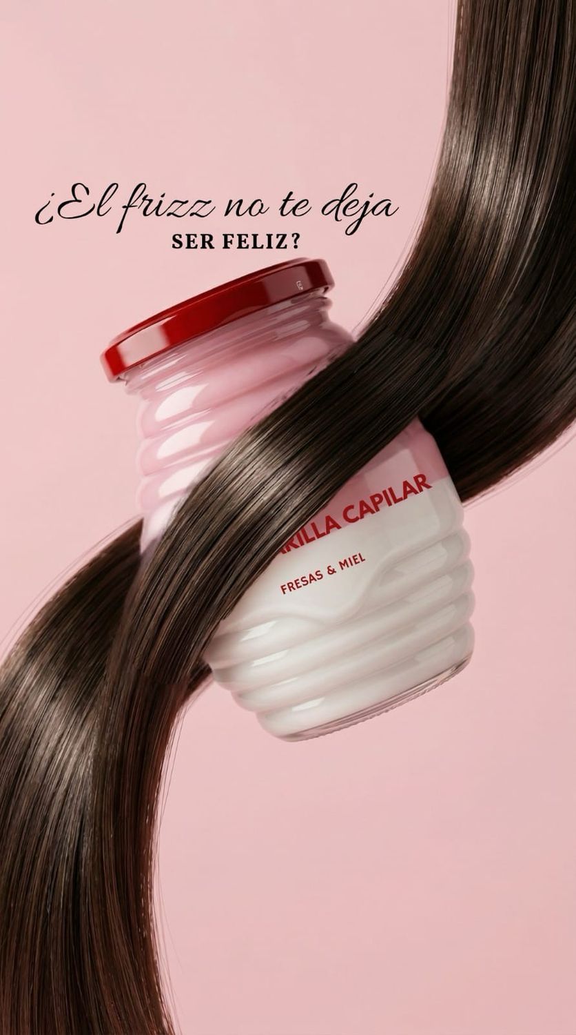 MASCARILLA ANTIFRIZZ RESCATE CAPILAR STRAWBERRY POUNDCAKE TRATAMIENTO CRIOTERAPIA
