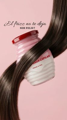 MASCARILLA ANTIFRIZZ RESCATE CAPILAR STRAWBERRY POUNDCAKE TRATAMIENTO CRIOTERAPIA