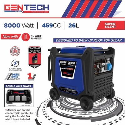 Gentech GP8000iS Pure Sine Wave Inverter Generator