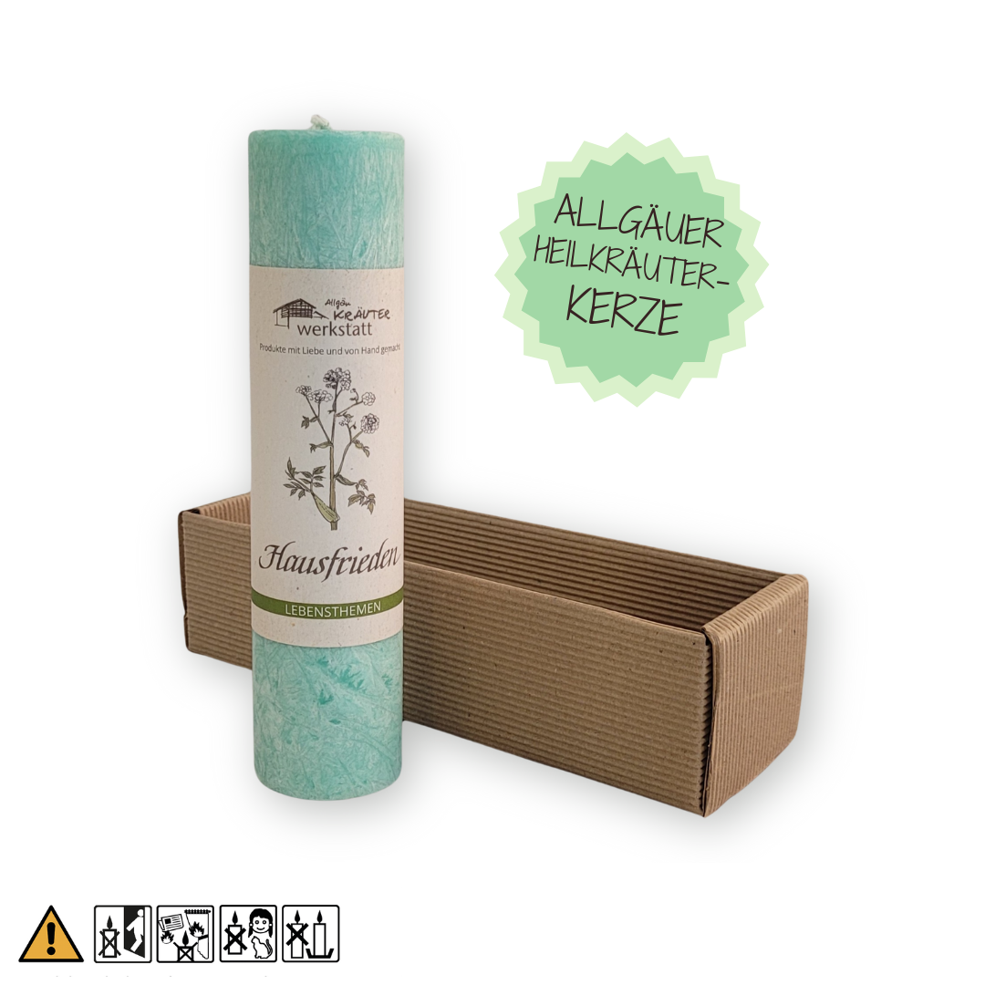 Hausfrieden - Allgäuer Heilkräuter-Kerze