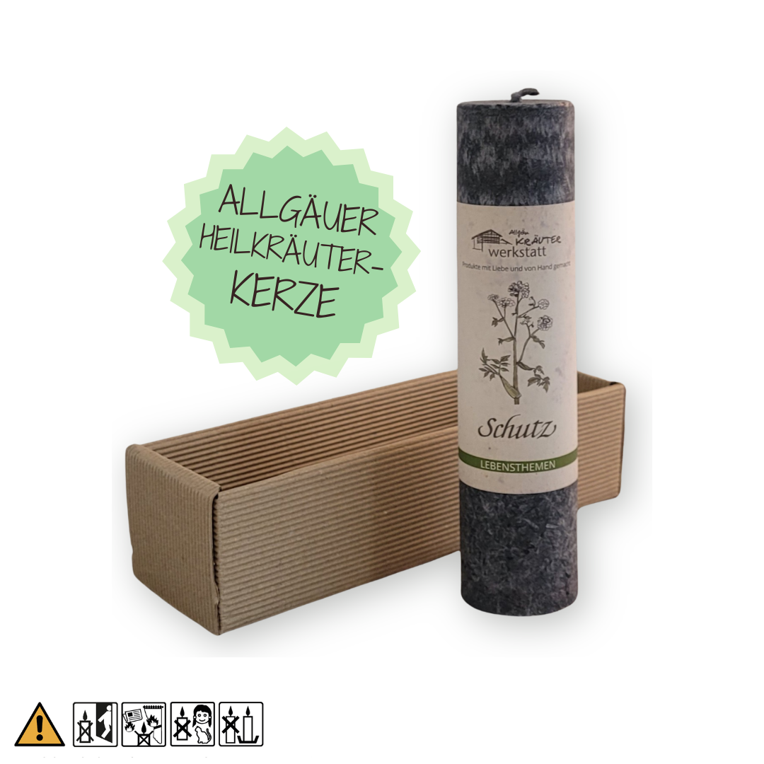 Schutz - Allgäuer Heilkräuter-Kerze
