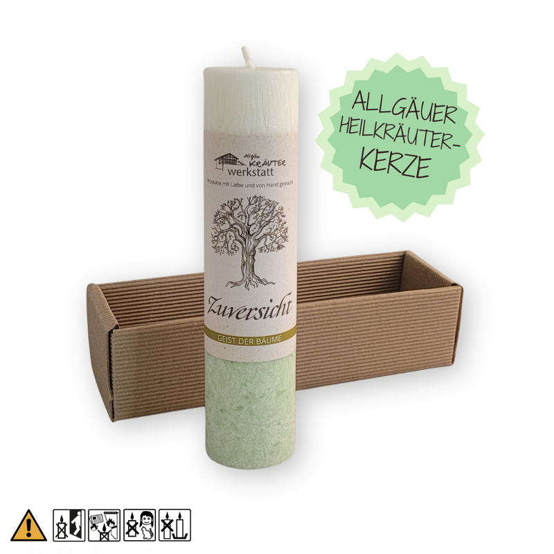 Zuversicht - Allgäuer Heilkräuter-Kerze Zuversicht - Allgäuer Heilkräuter-Kerze