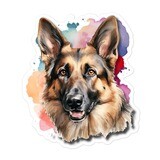 German Shepherd Sticker