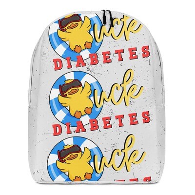 Sassy &amp; Stylish: Duck Diabetes Minimalist Backpack