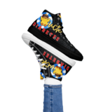 Inky Elegance: Women&#39;s Duck Diabetes High Tops