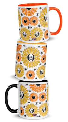 Savage Sunflower 11oz Ceramic Color Inside Mug