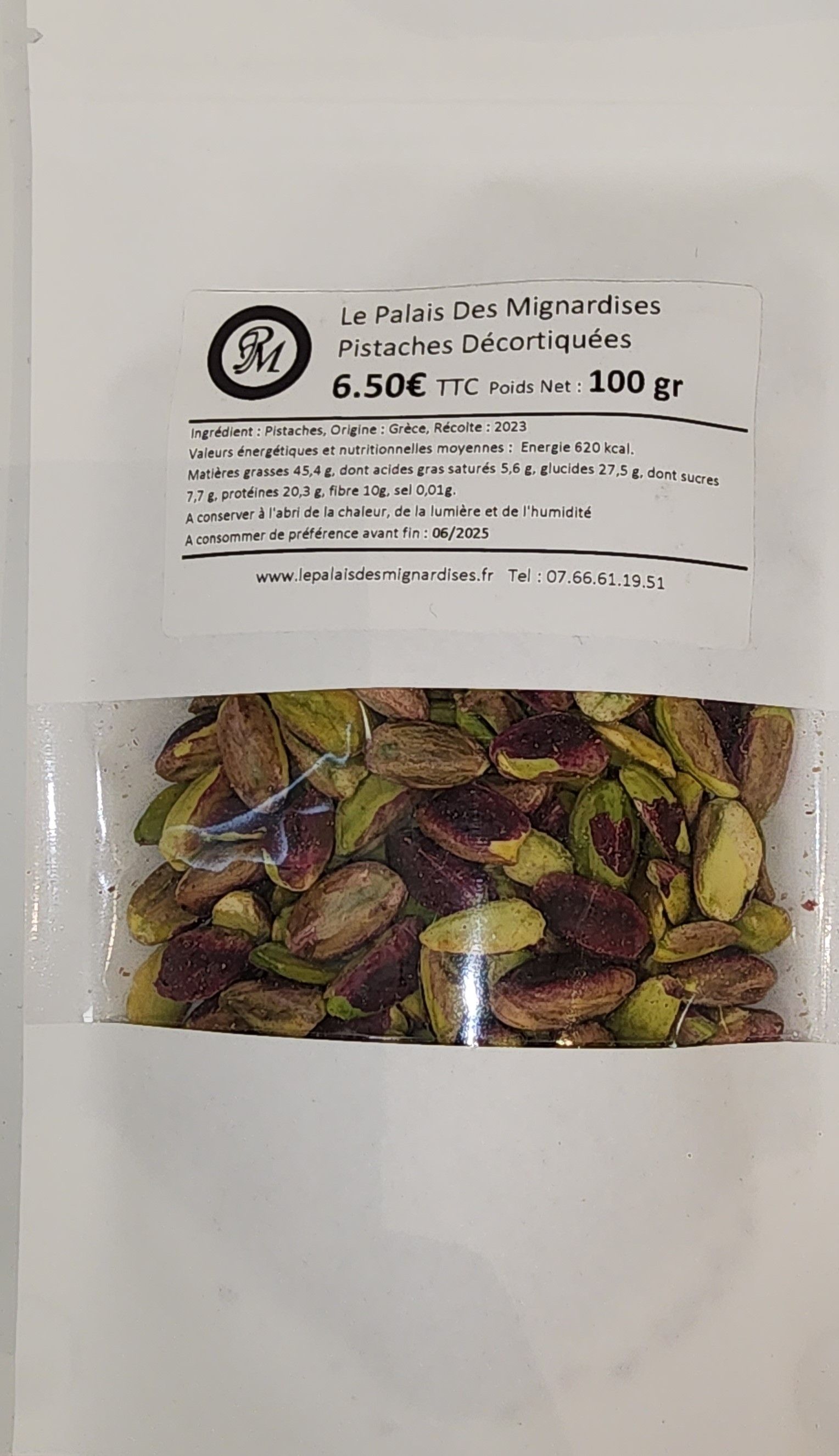 Pistache  Décortiquées