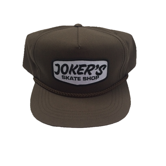 Jokers Classic Logo Patch Rope Hat Brown