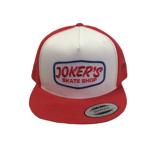 Jokers Classic Logo Patch Mesh Hat Red