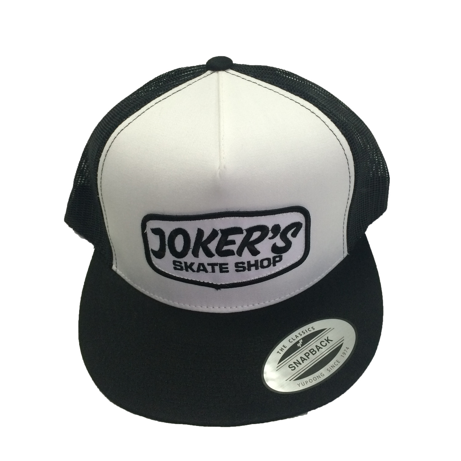 Jokers Classic Logo Patch Mesh Hat Black/White