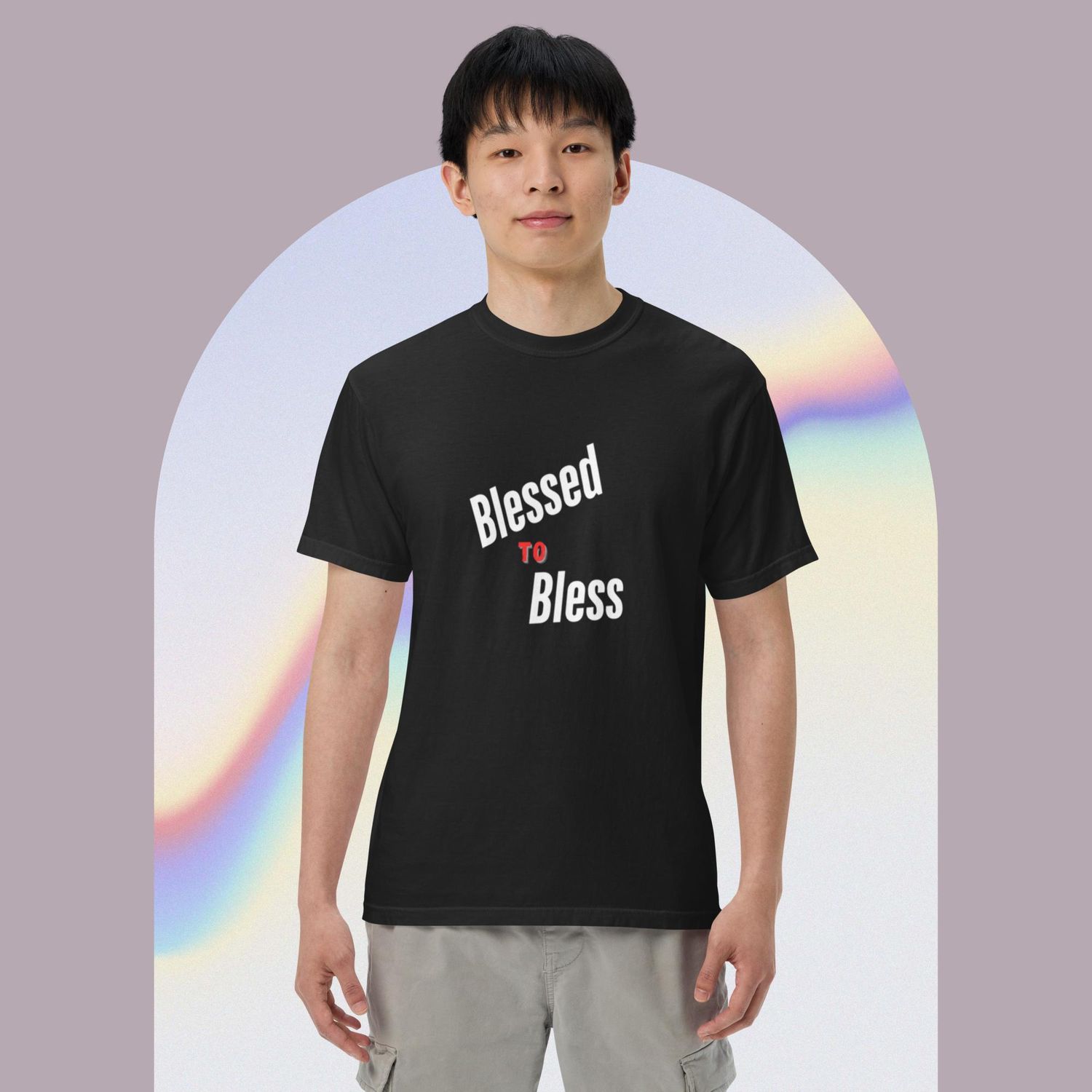 Think Eternity Unisex garment-dyed heavyweight t-shirt