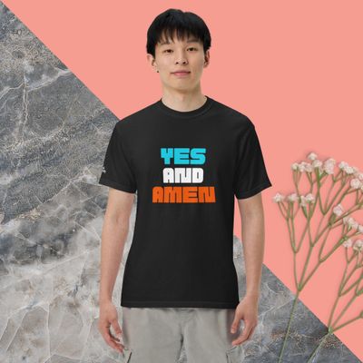 T.E.Unisex garment-dyed heavyweight t-shirt