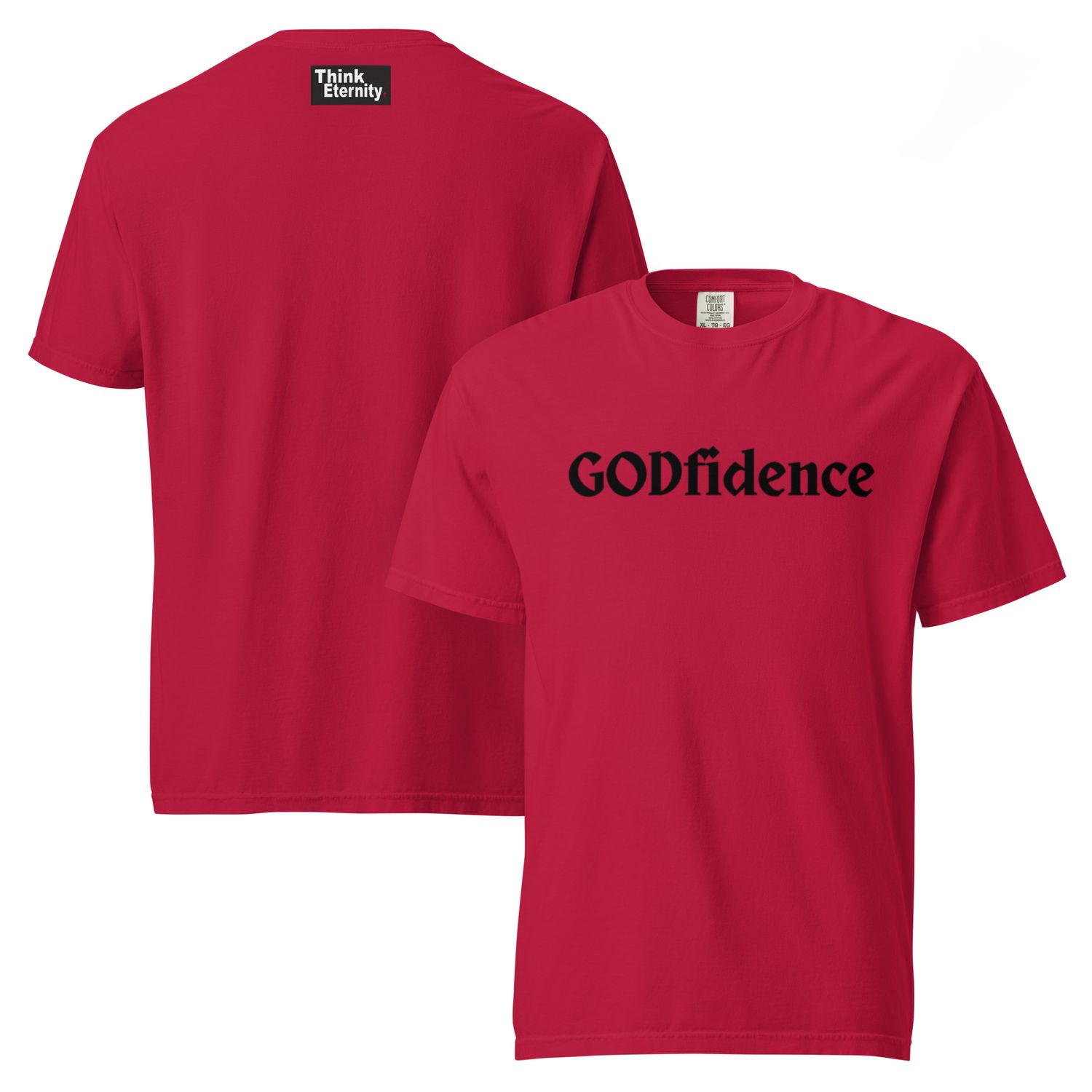 T.E. Unisex garment-dyed heavyweight t-shirt