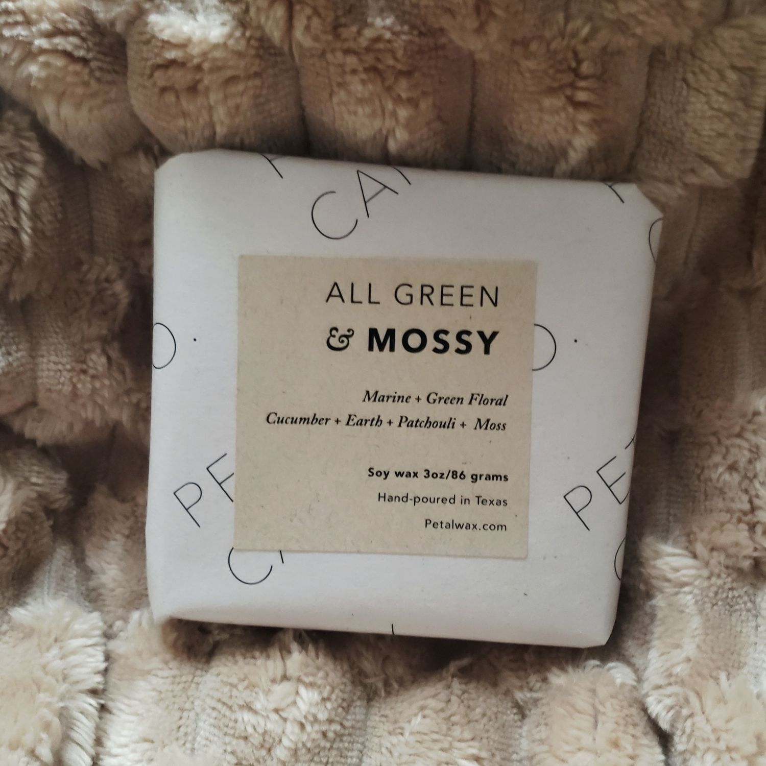 All Green and Mossy (wax melt)