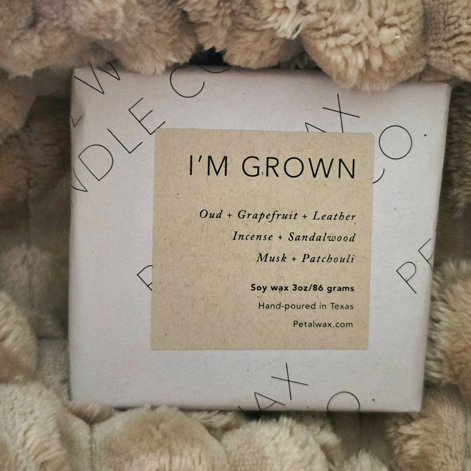I&#39;m Grown (wax melt)
