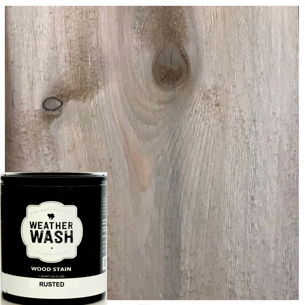 WeatherWash RUSTED Aging Wood Stain