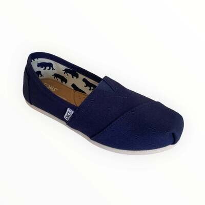 T Women&#39;s Classic Navy Canvas Shoes