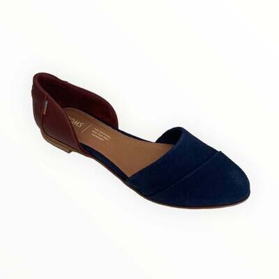T Women&#39;s Jutti D&#39;orsay Navy/Penny Brown Suede Leather Shoes