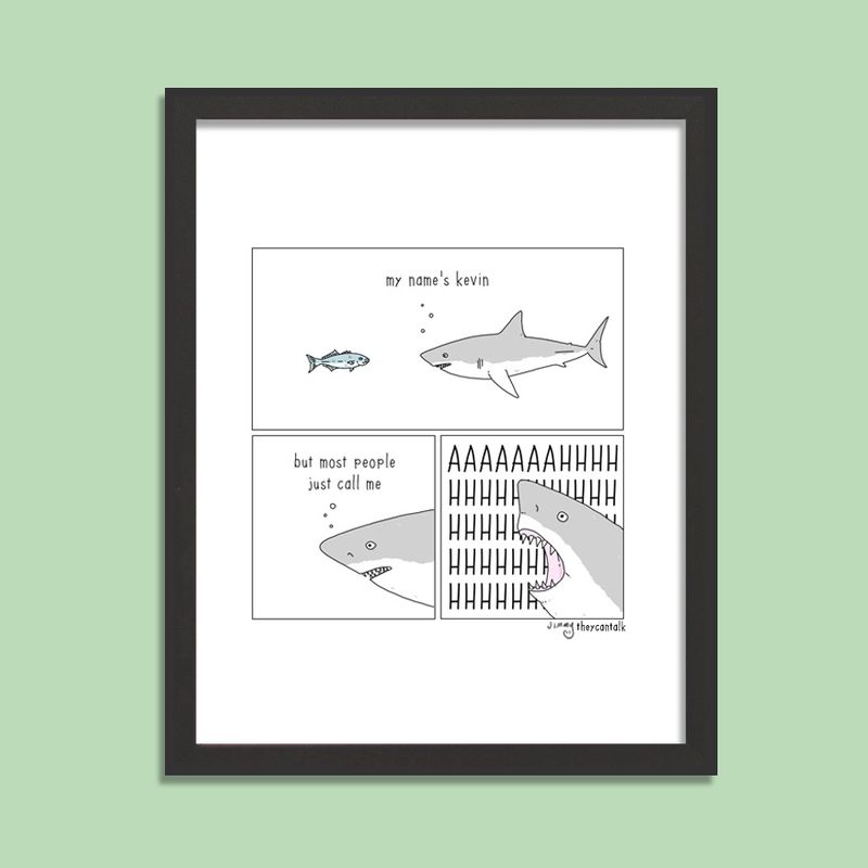 Shark Kevin Signed Print