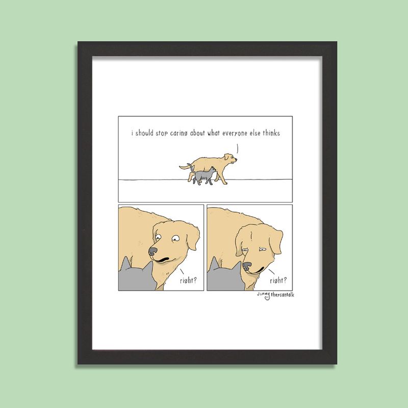 Dog Insecurity Signed Print