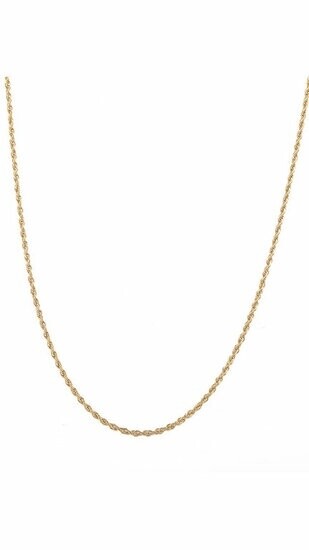 Day & Eve Ketting Twisted kort goud 14K Gold
