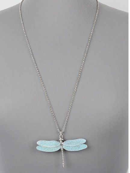 LONG DRAGONFLY NECKLACE