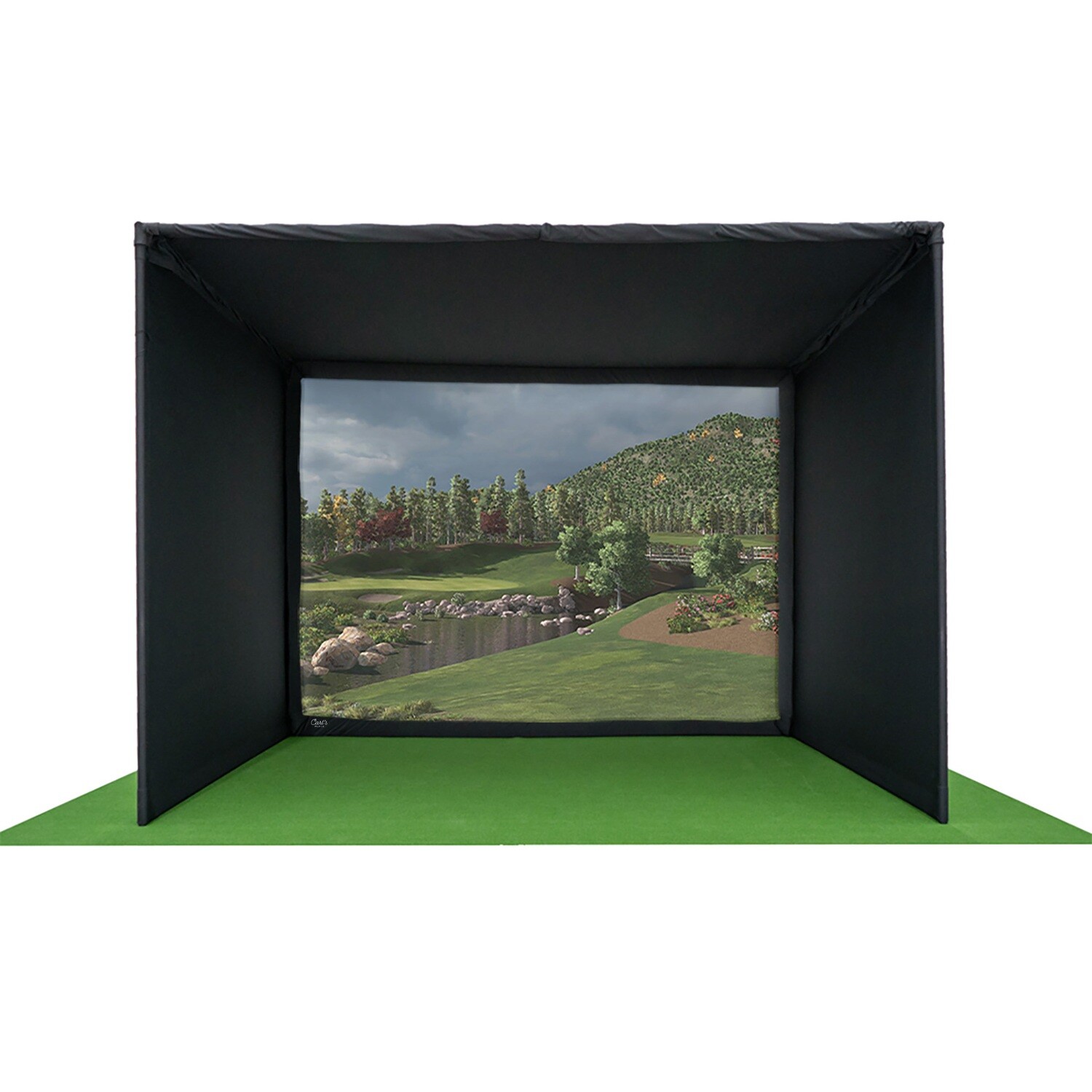 Pro Golf Simulator Enclosure Kit with Impact Screen