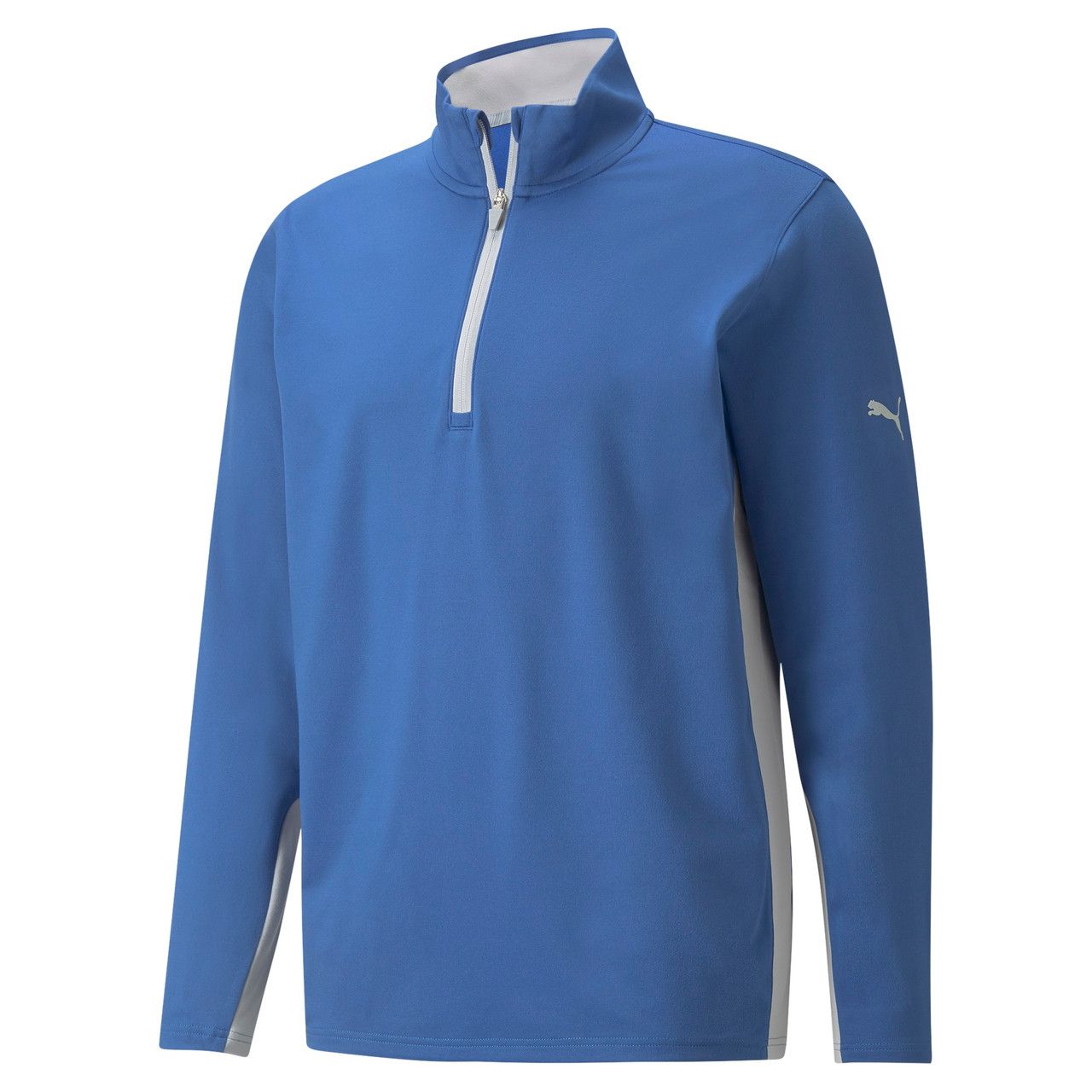 Puma Men&#39;s Gamer 1/4 Zip, Color: Blue, Size: L