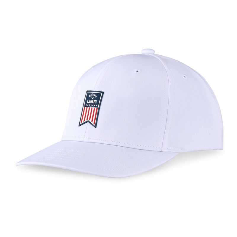 Callaway Men&#39;s Patriot Snapback 2024, Color: White