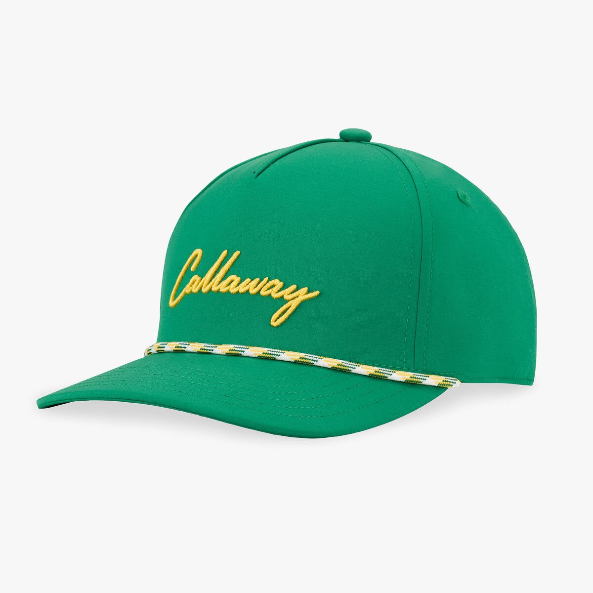 Callaway Men&#39;s Birdie Putt Rope Hat, Color: Green/Yellow