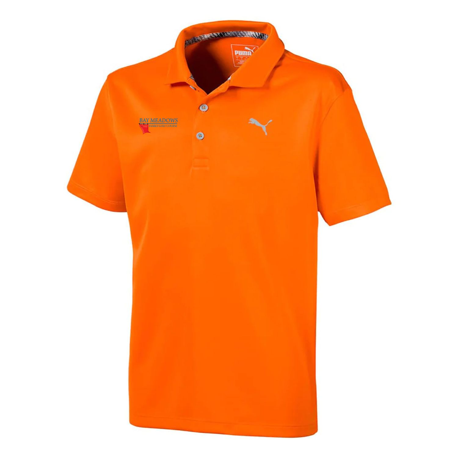 Puma Boys Essential Polo, Color: Orange, Size: XS