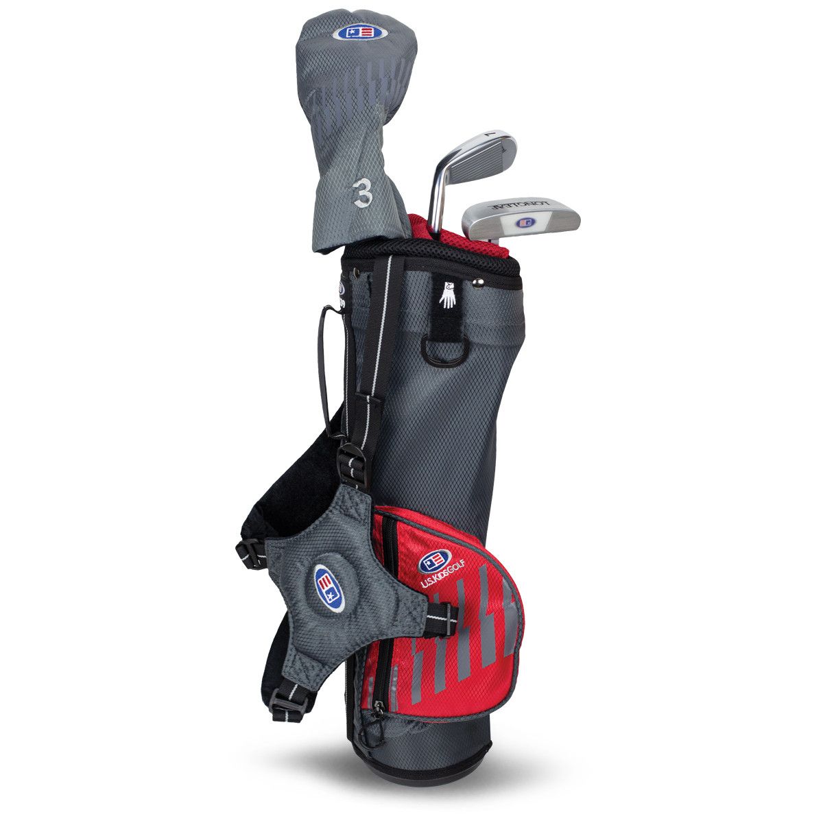 US Kids Ultralight 7 Right-Handed Full-Set, Color: Color by Size, Size: 39"