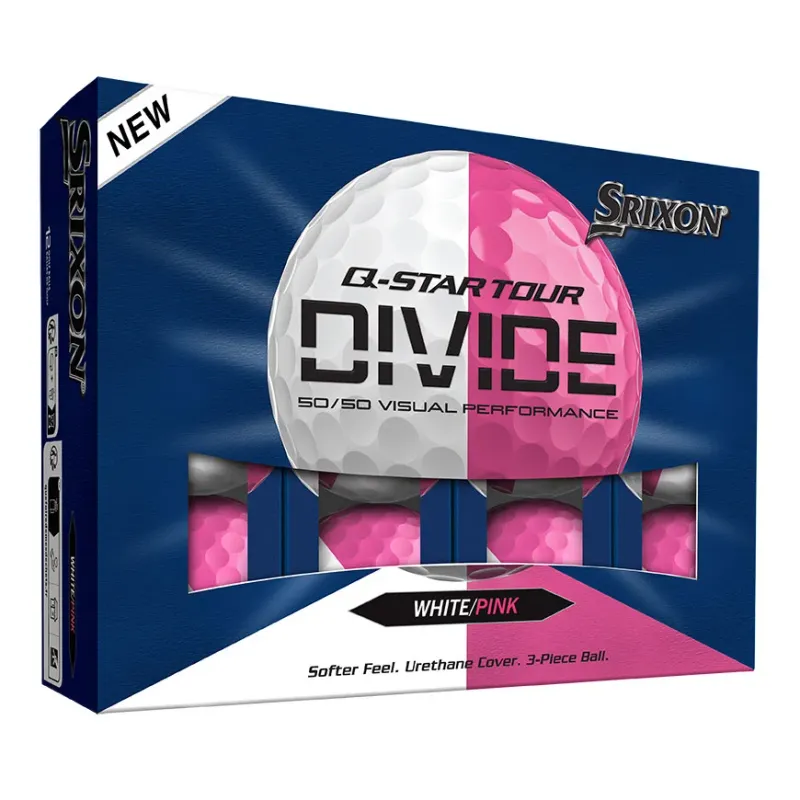 Srixon Q-Star Tour Divide White/Pink