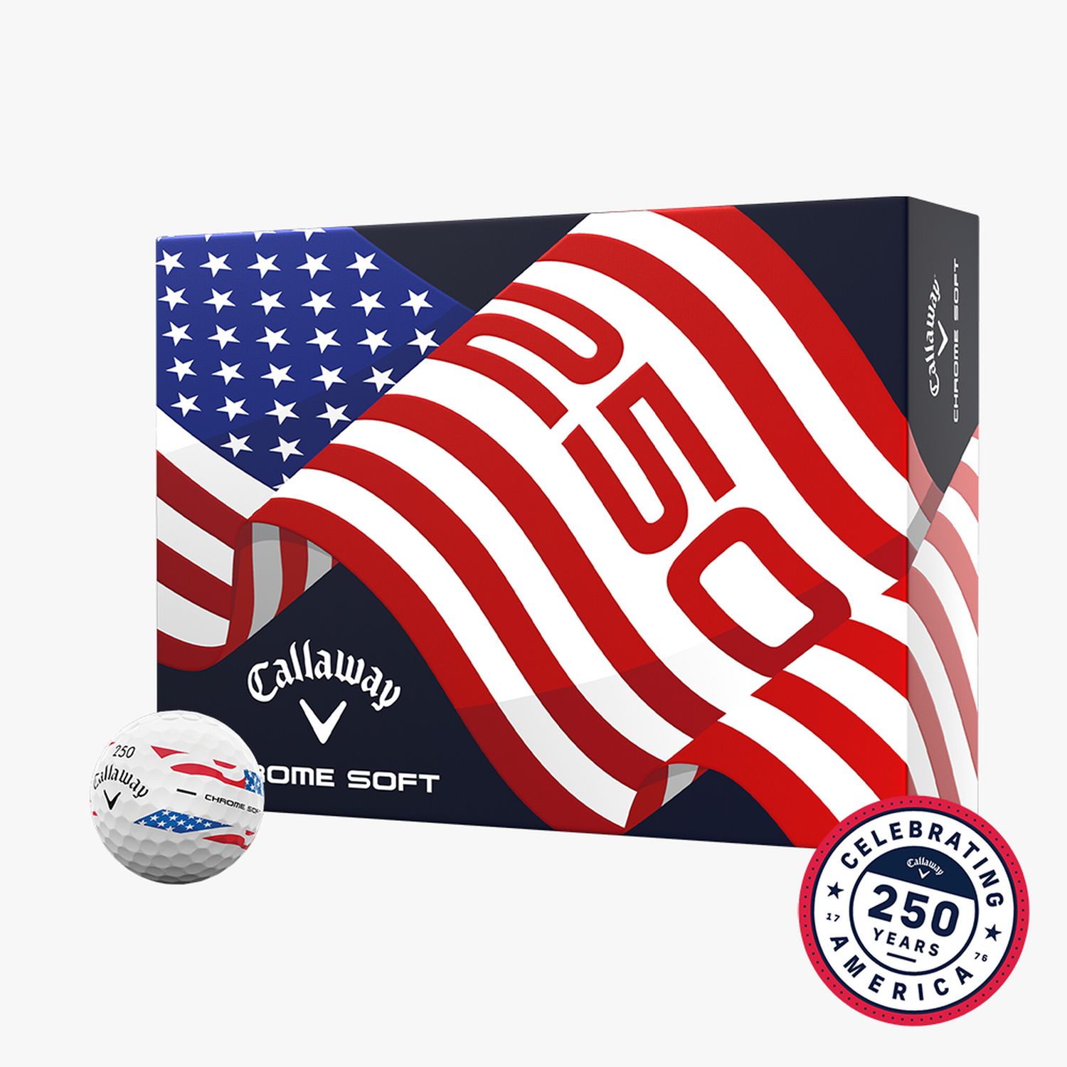 Callaway Chrome Soft USA Stripe