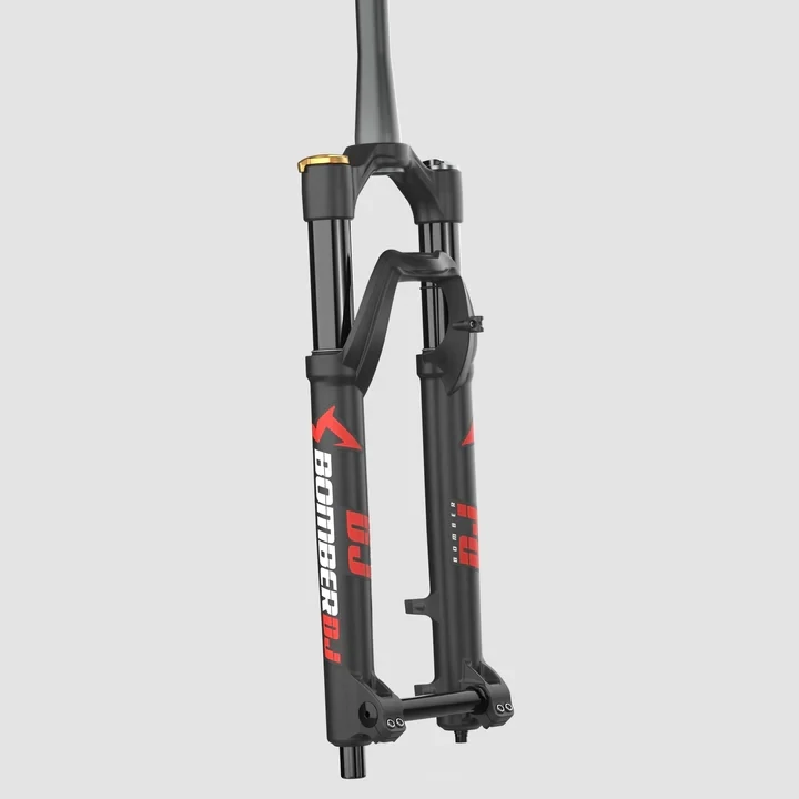 MARZOCCHI Bomber 26 DJ 100mm Matte Black / Standard/Matt Black Logo Grip Sweep-Adj 20TAx110 1.5 T,37mm Rake YD AM