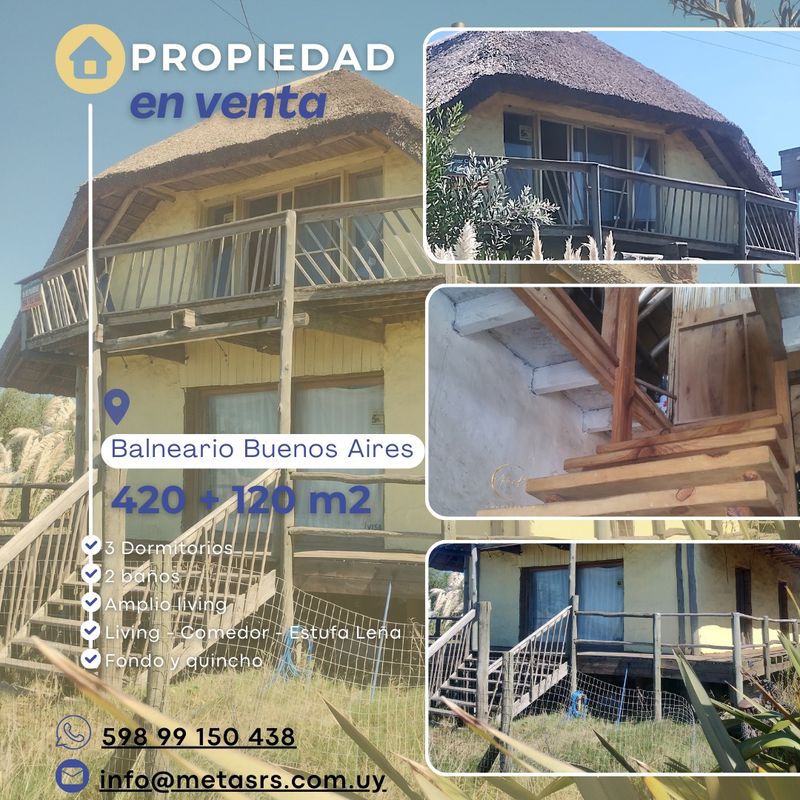 Se aceptan propuestas concretas. FRENTE AL MAR. propiedad Balneario Buenos Aires. Punta del Este