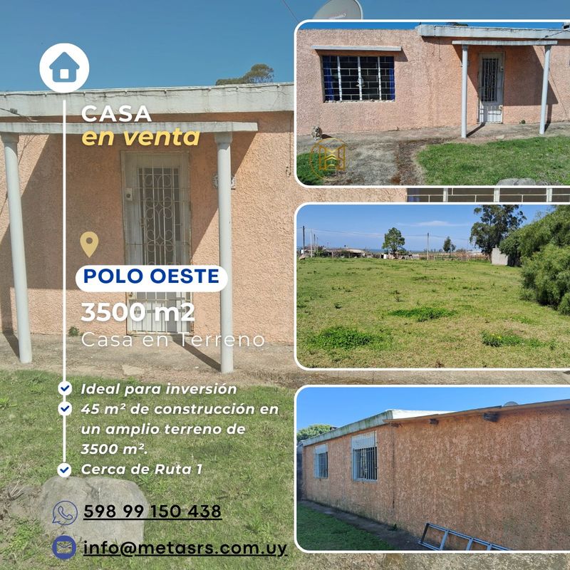 GRAN CASA CERCANA AL POLO OESTE