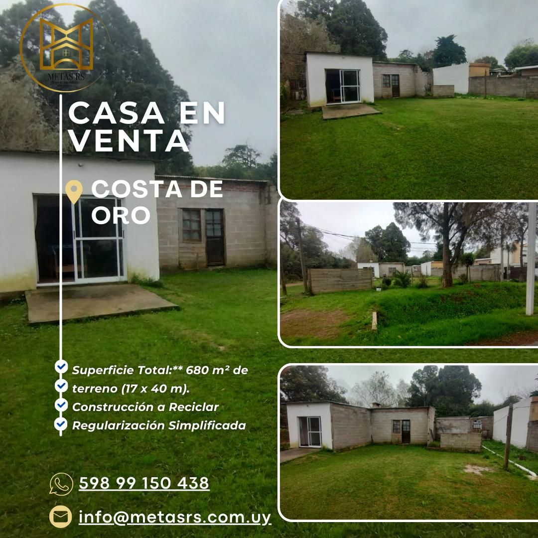 EXCELENTE OPORTUNIDAD EN ZONA DE DESARROLLO COSTA DE ORO