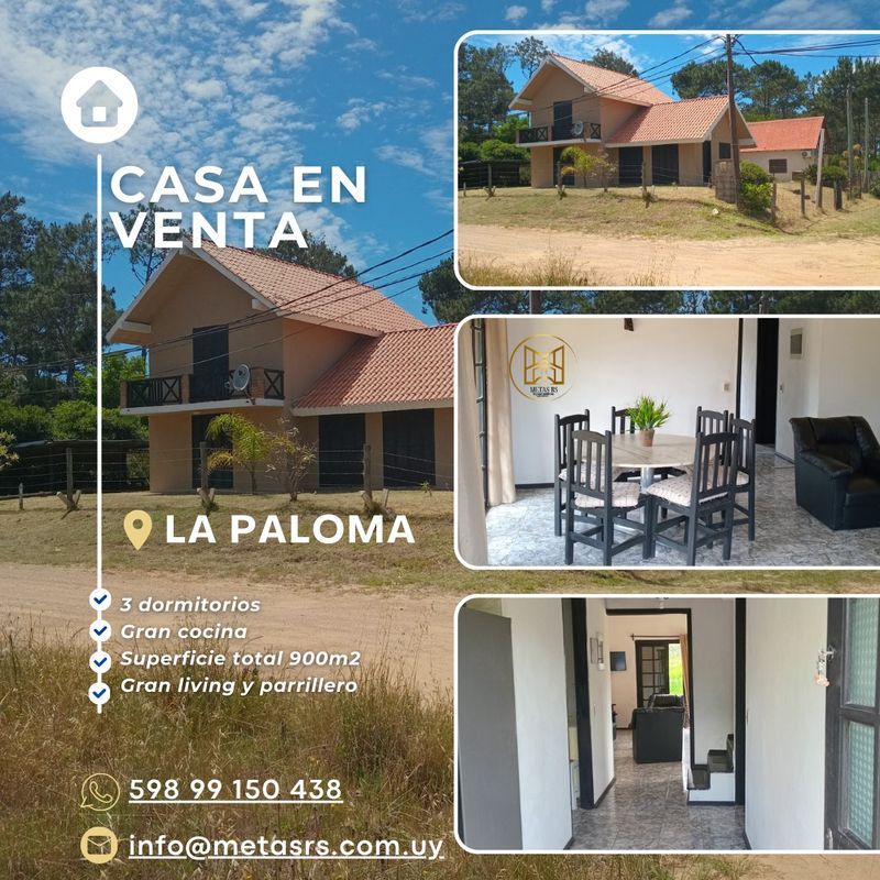 LA PALOMA, ROCHA, HERMOSA CASA